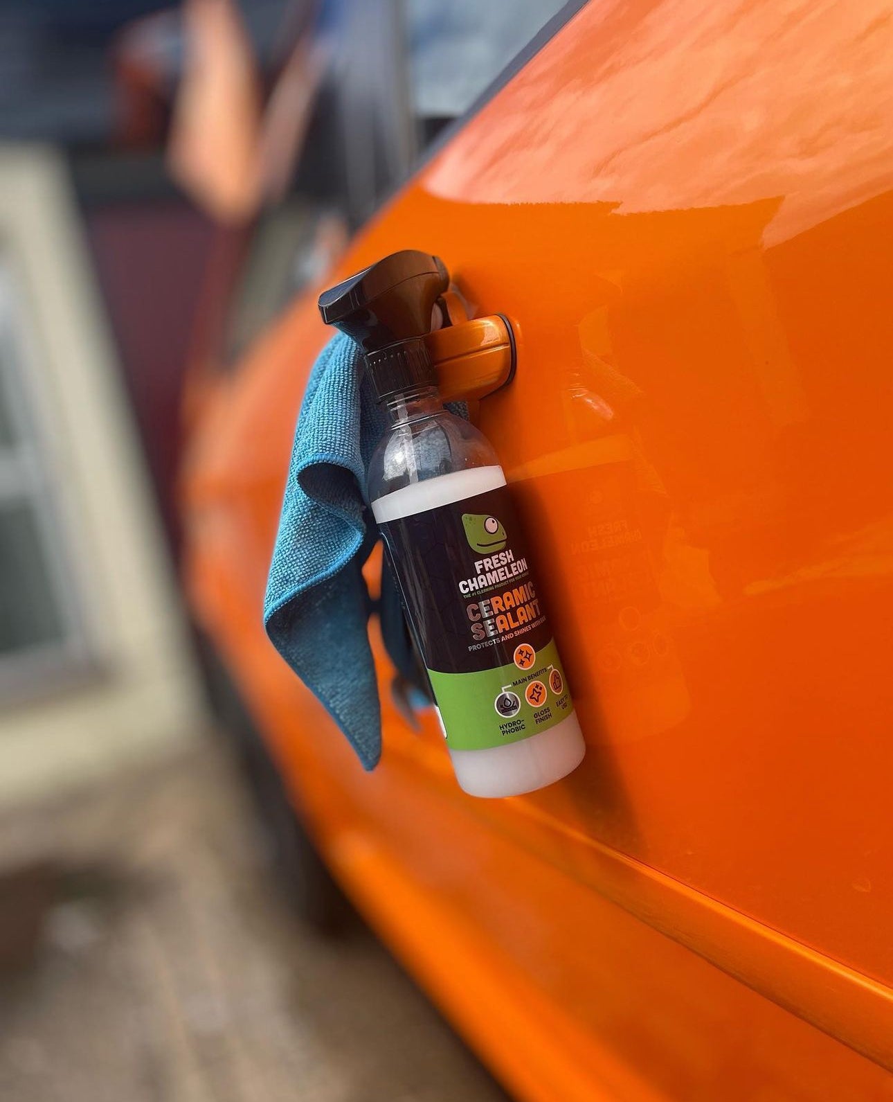Ceramic coating spray