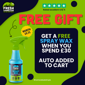 Free Spray Wax when you spend £30