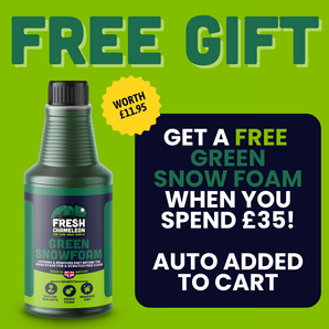 FREE GREEN SNOW FOAM WHEN YOU SPEND £35