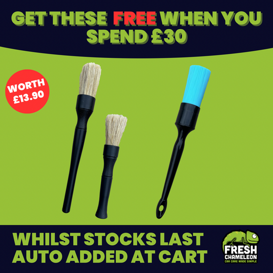 BRUSH SET FREE WHEN YOU SPEND £30