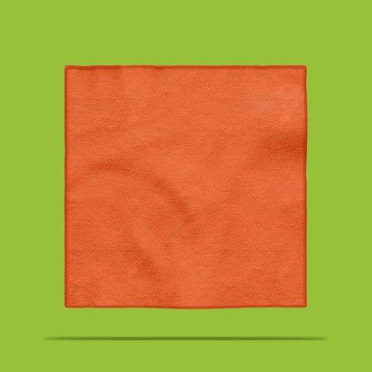 Orange Microfiber cloth